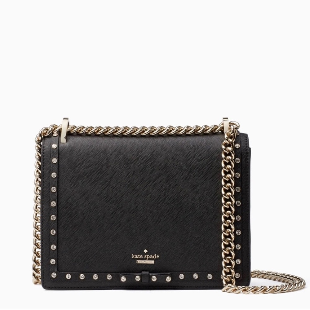 Kate Spade Black Crossbody with Chain